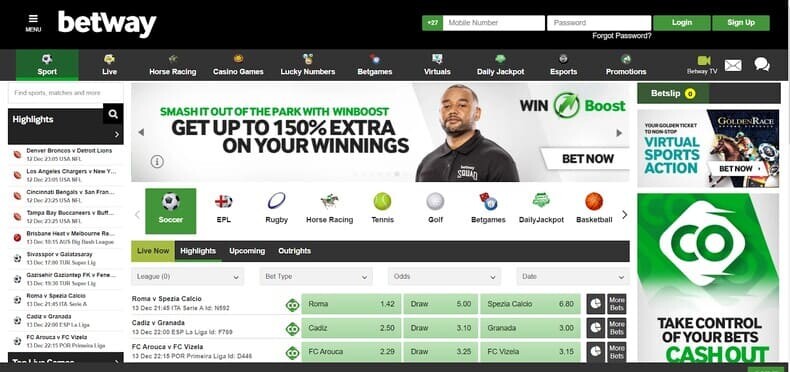 Betway sign up new account