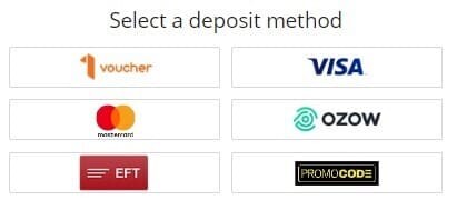 Deposit using Instant EFT