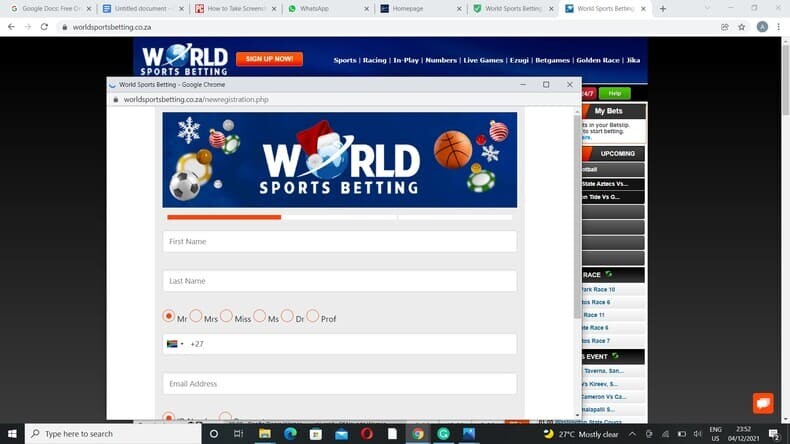 How to deposit on World Sports Betting
