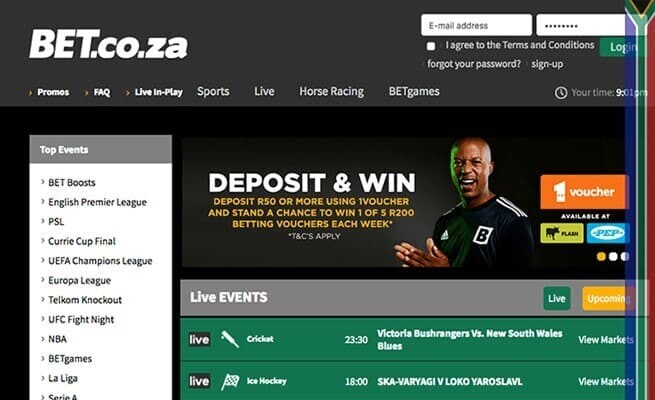 How to bet on BET.co.za