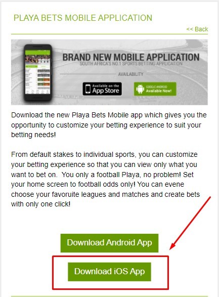 How to download Playabets app on iOS