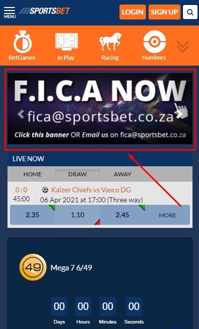 How to FICA on Sportsbet