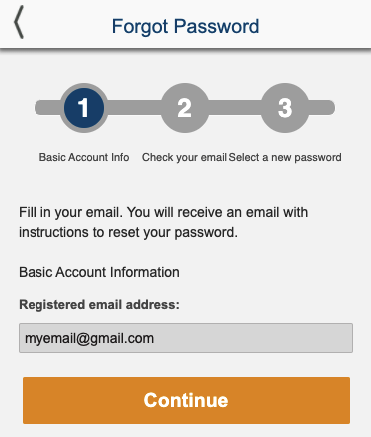  forgot account password betxchange